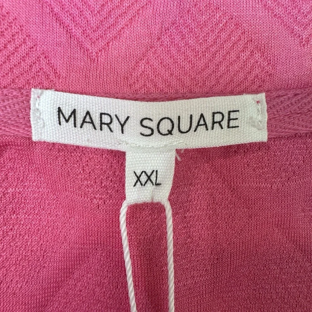 Mary Square XXL Pink Textured Matching Lounge Set Comfy Travel Athleisure